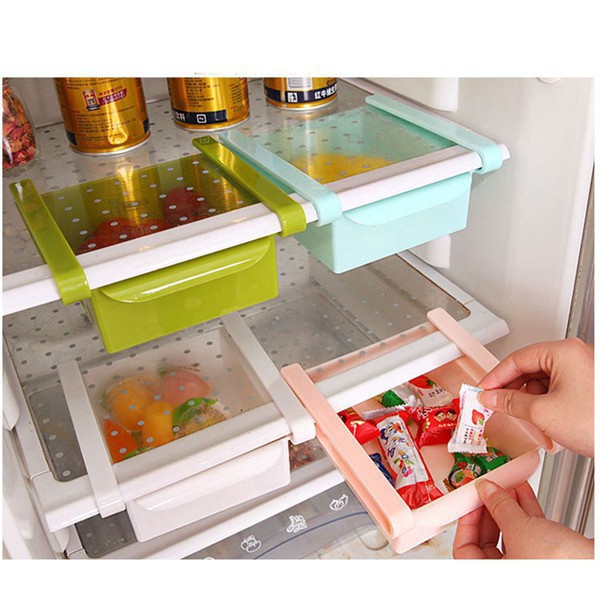 Slide Fridge Storage Rake Freezer Food Storage Box Pantry Storage