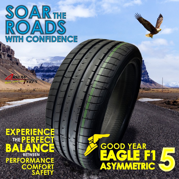 Goodyear F1 Asymmetric 5 Tyres F1a5 2 Pcs Price Shopee Singapore