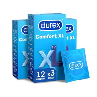 (Bundle of 3) Durex Comfort Condoms x12