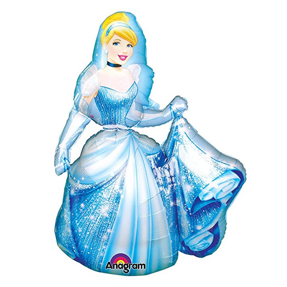 [SG SELLER] USA Authentic Disney Princess Cinderella Walker Helium Balloon 48inch Party Supplies
