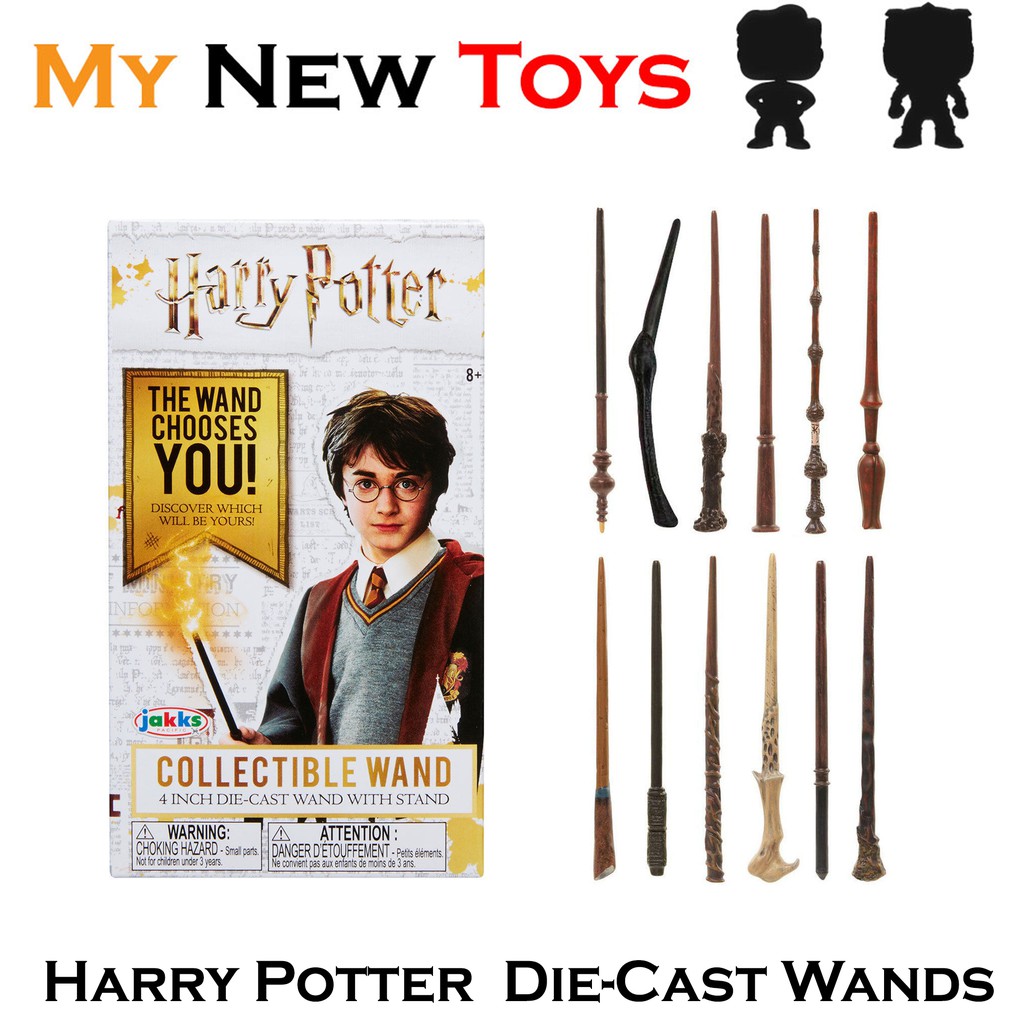 Harry Potter Die Cast Wands Blind Boxed Wave 1 Display Tray Shopee Singapore