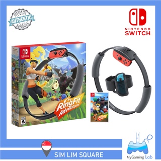 [SG] Nintendo Switch Game Ring Fit Adventure Full Set RingFit For Switch Gen1&2 and OLED
