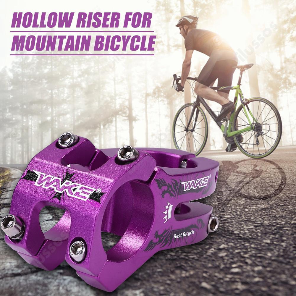 purple mountain bike stem