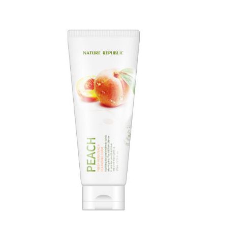 peach cleansing foam