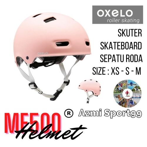 Oxelo Pink Mf500 Inline Skates Scooter Skateboard Helmet Shopee Singapore