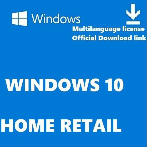 Microsoft Windows 10 Pro Home Ent Win 10 Pro Key Lifetime License