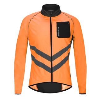 mens orange cycling jacket