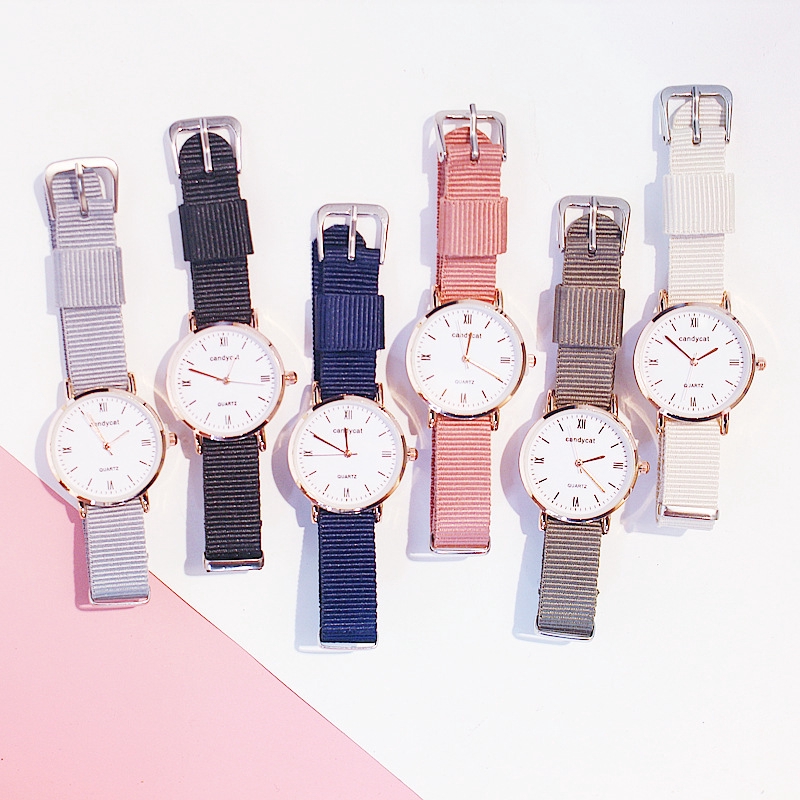 Jam Leather Simple Women Quartz Analog Band Watch Jam Tangan Wanita Shopee Singapore