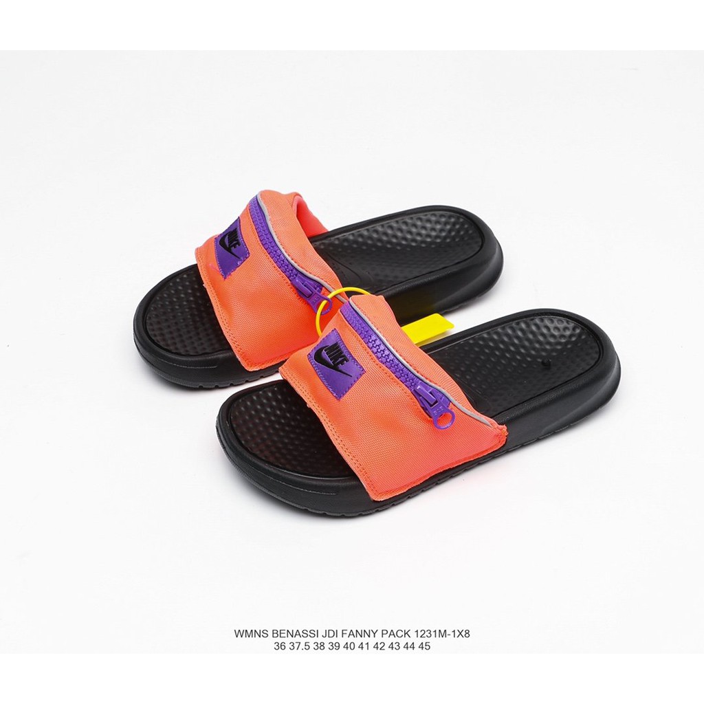 nike benassi zipper