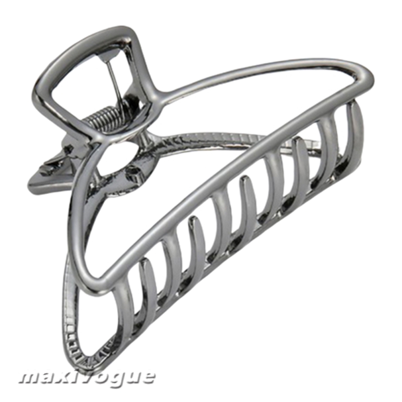 Stylish Women Ladies Large Hair Claw Clips Metal Jaw Hair Clamp Updo Tools  | Shopee Singapore