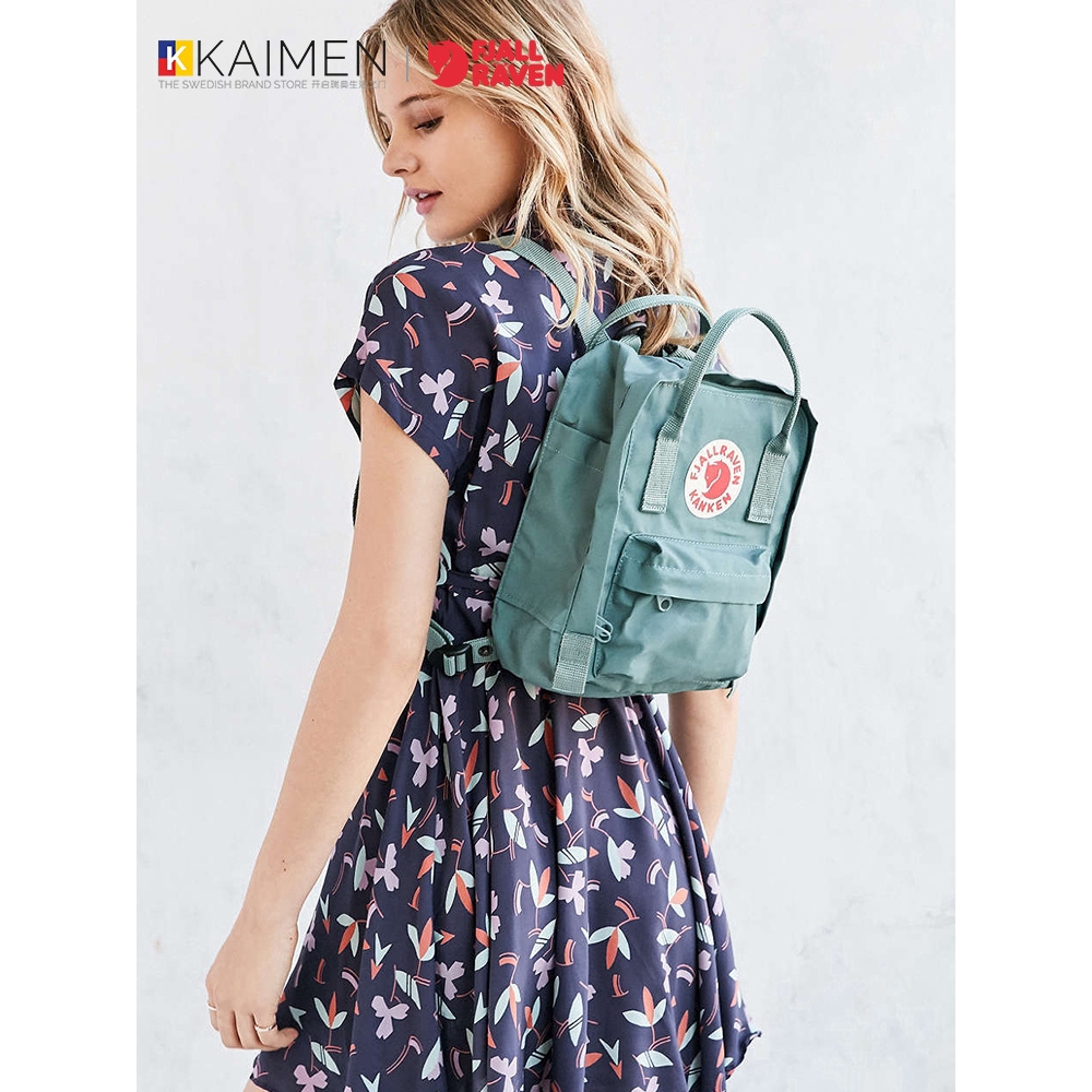 kanken mini frost green