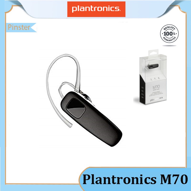 Plantronics M70 Bluetooth headset supports voice reminders to listen to