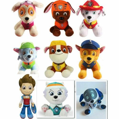 paw patrol soft toys set