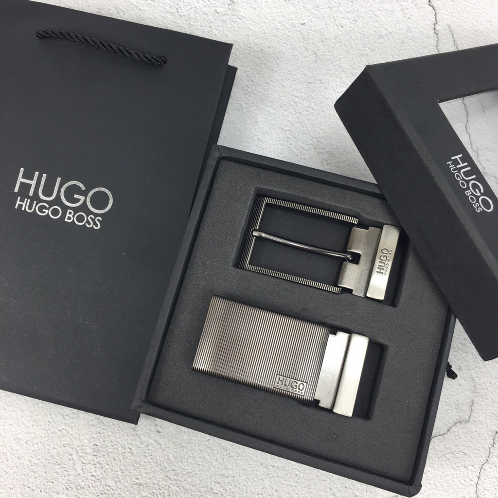 hugo boss wallet and belt set