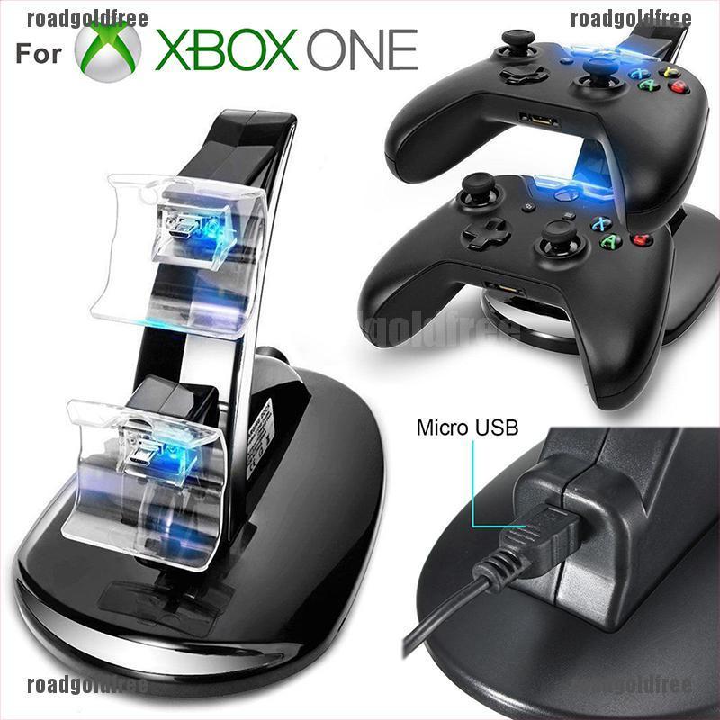 Hot Sale Led Dual Fast Charging Dock Station Charger For Xbox One Xbox One S Controller Shopee Singapore