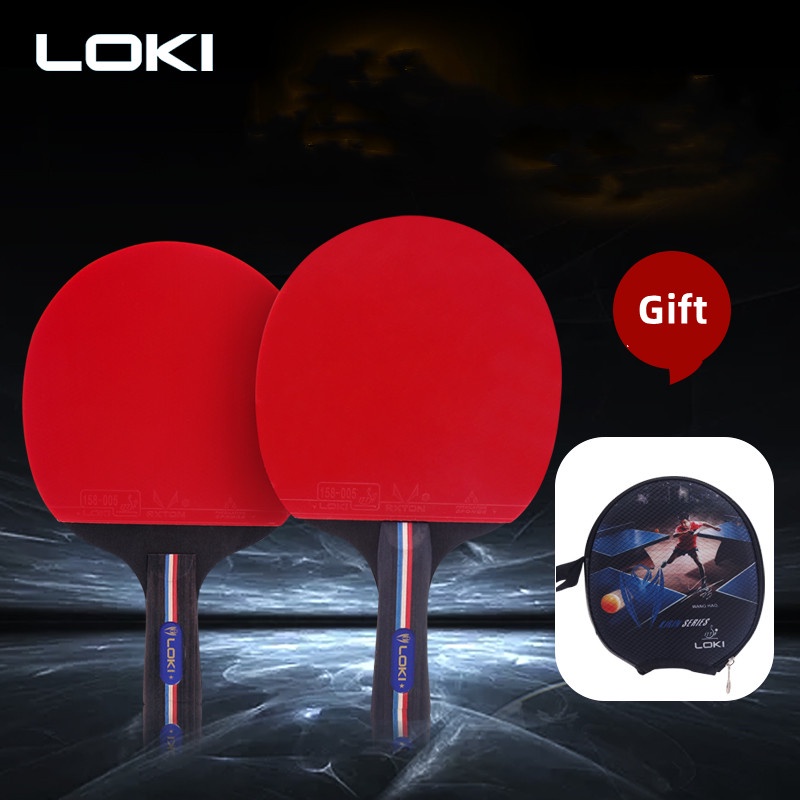 LOKI X1 Table Tennis Bat Set Racket Beginner Ping Pong Bat Pimples In