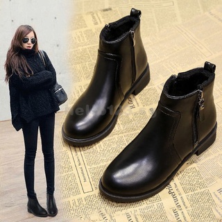 Image of Autumn and winter women's boots fashion warm suede boots
