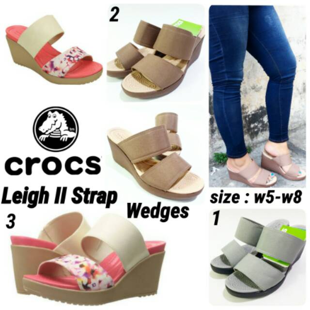 croc wedge sandals