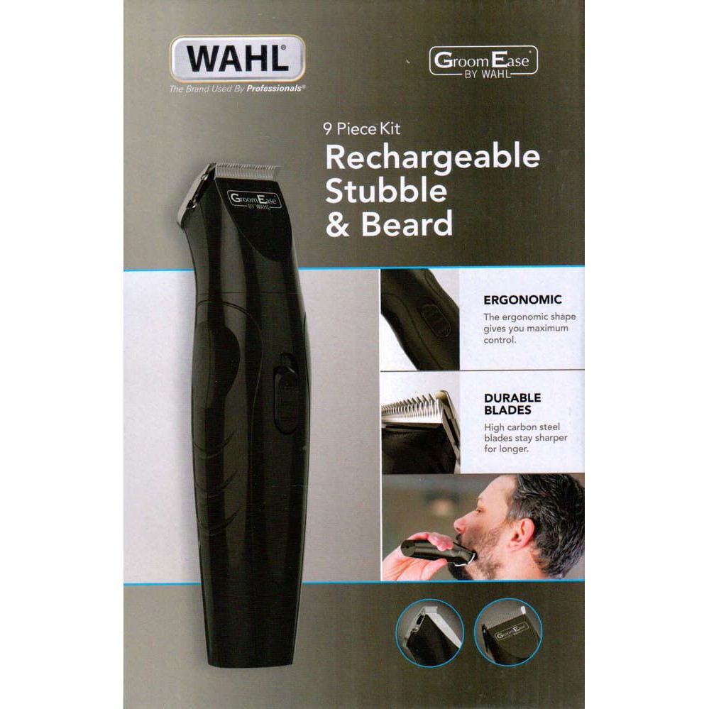 wahl beard and stubble rechargeable trimmer