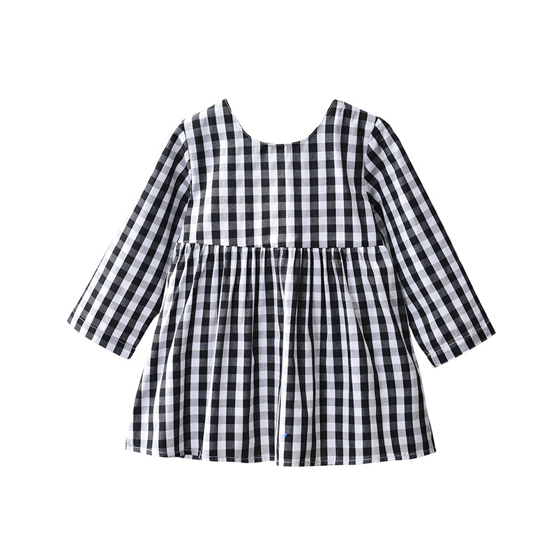 black and white checkered dress toddler