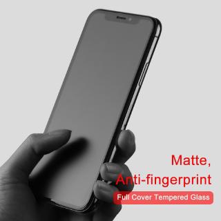 iPhone X 8 6 6S 7 Plus 11 Pro XS MAX XR Anti Fingerprint  Matte Frosted Glass Screen protector Tempered Glass