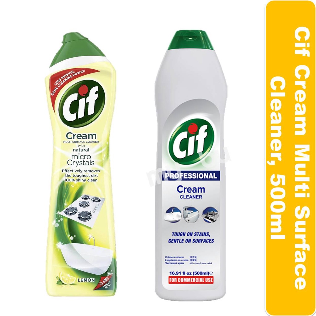 Cif Cream Multi Surface Cleaner 500ml | Shopee Singapore