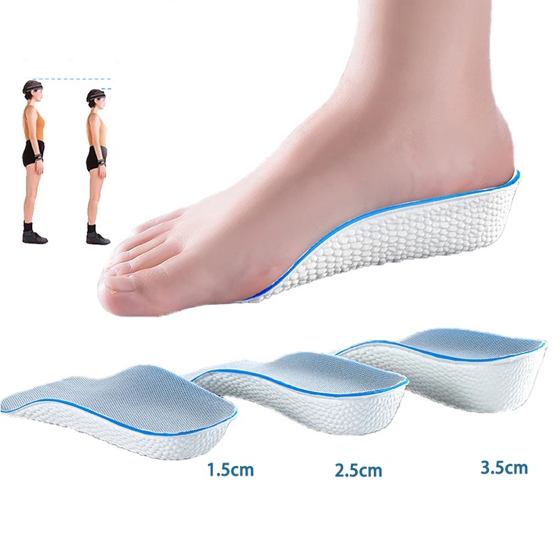 Height Increase Insole High Elastic Breathable Heighten Lifter