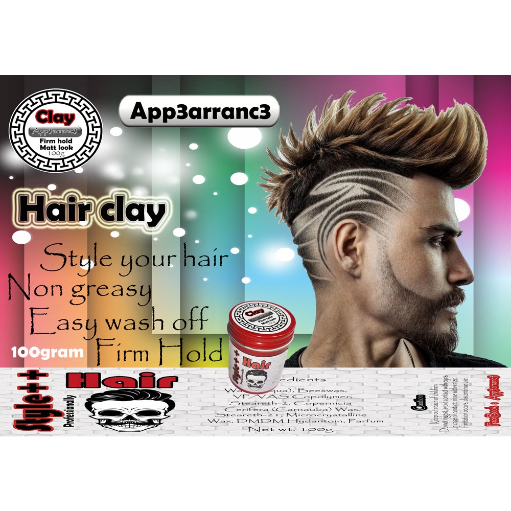 Hair clay /pomade (App3arranc3) | Shopee Singapore