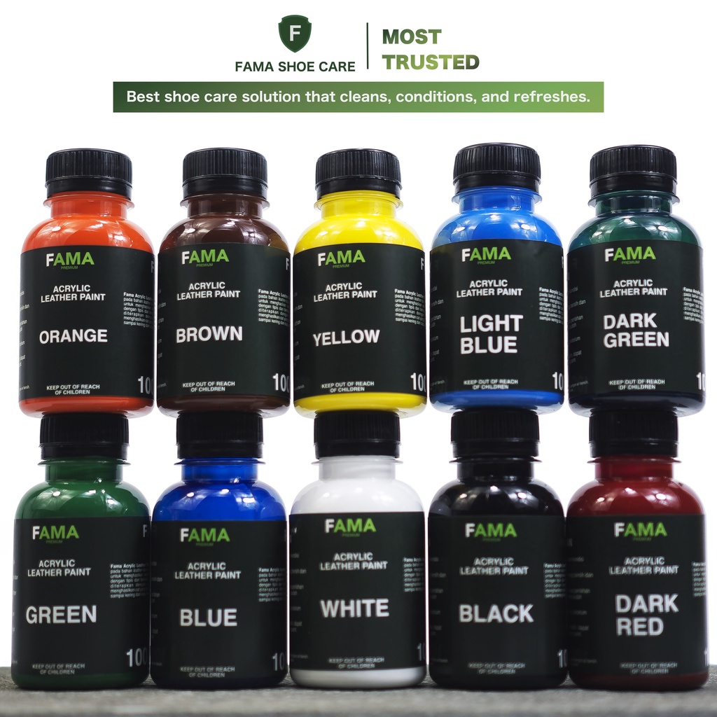 Famapaint Acrylic 100ML AntiFadeShoe PaintBag PaintJacket Paint