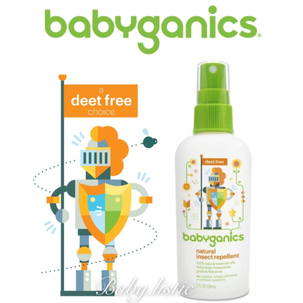BabyGanics Natural Insect Repellent (59ml) Exp 04/2021 Shopee Singapore