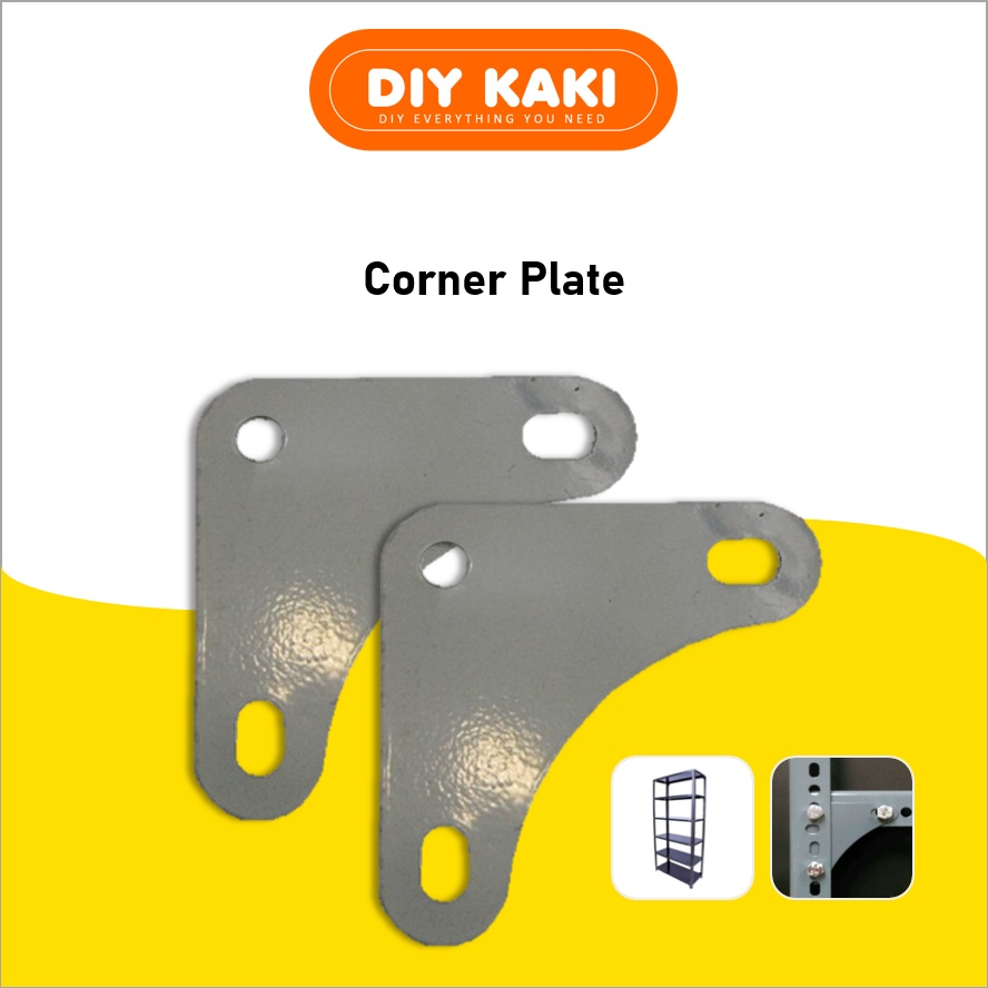 ANGLES PLATE / CORNER PLATE FOR RACK SLOTTED / ANGLE BAR / PINGGANG ...