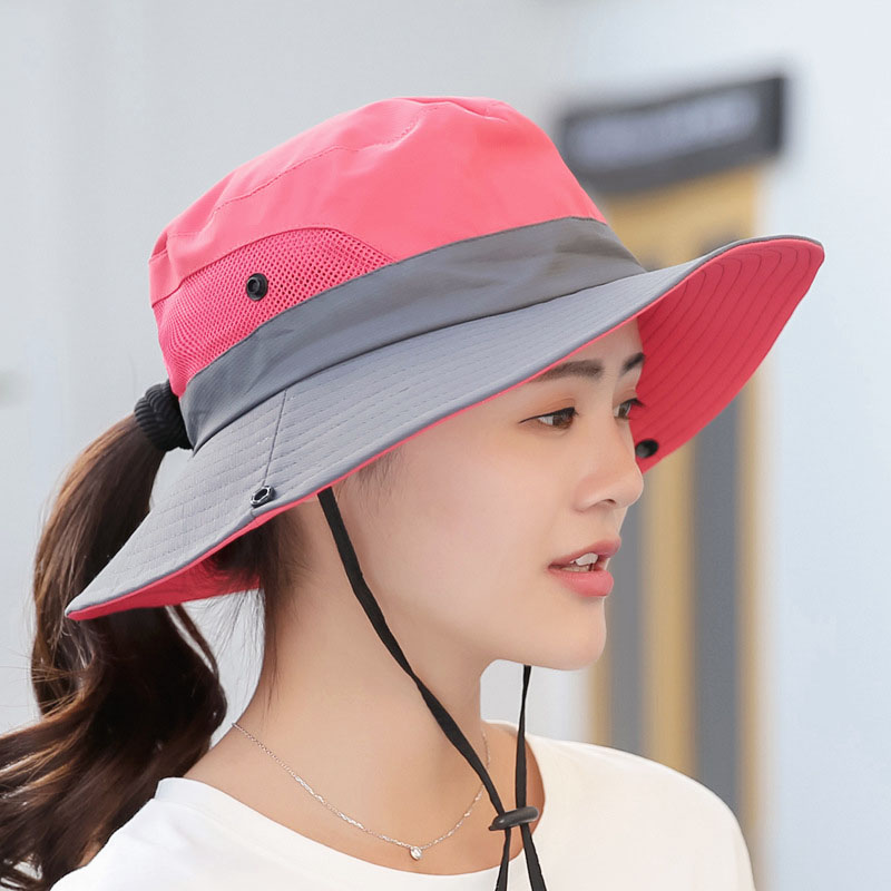 Double Color Upf 50 Sun Uv Protection Hat Summer Men Women Waterproof Wide Brim Big Bob Outdoor Hiking Hats Shopee Singapore