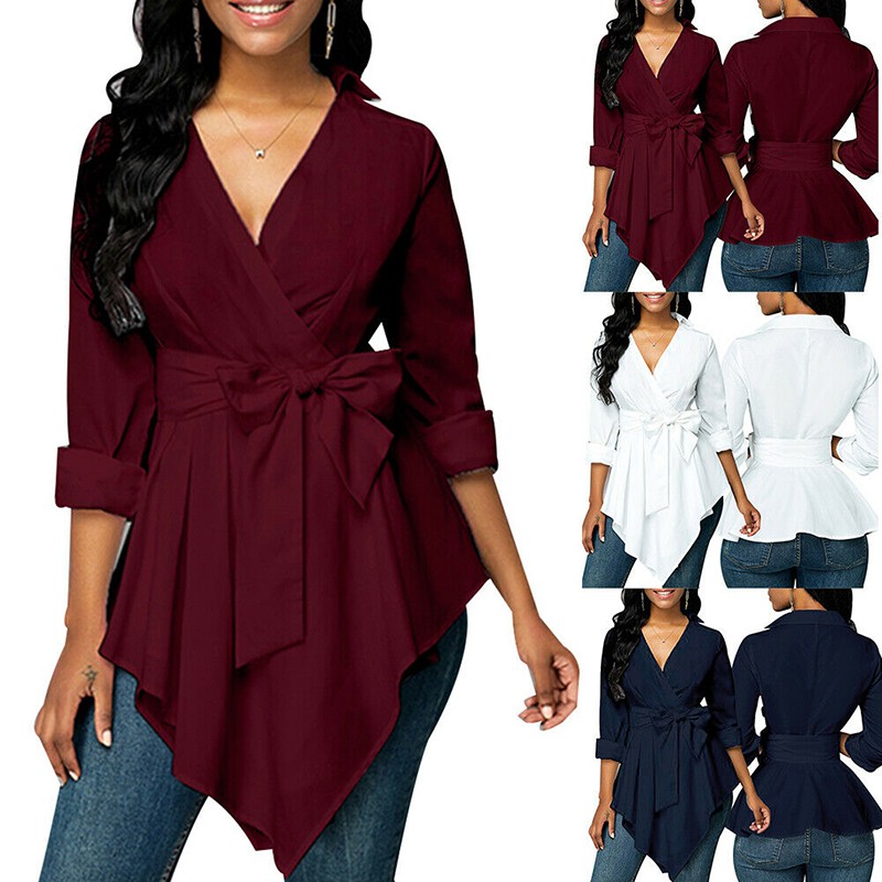 long peplum shirt