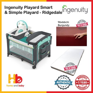 ingenuity playard mattress size