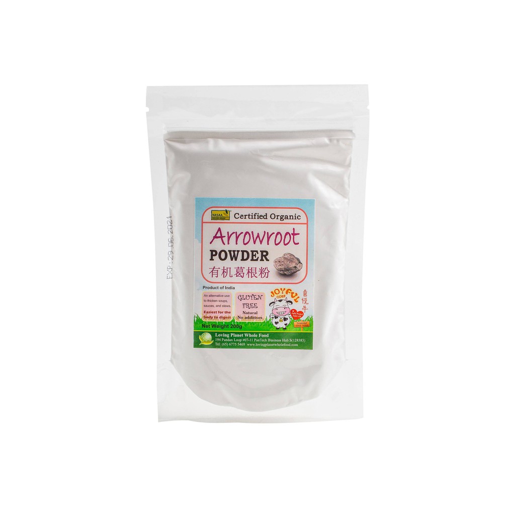 arrowroot powder organic - 180 gm - one nature on where to buy arrowroot powder in singapore