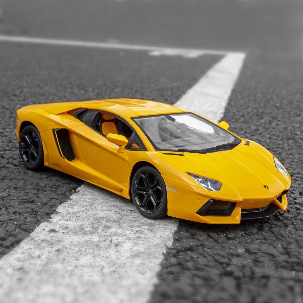 yellow lamborghini toy