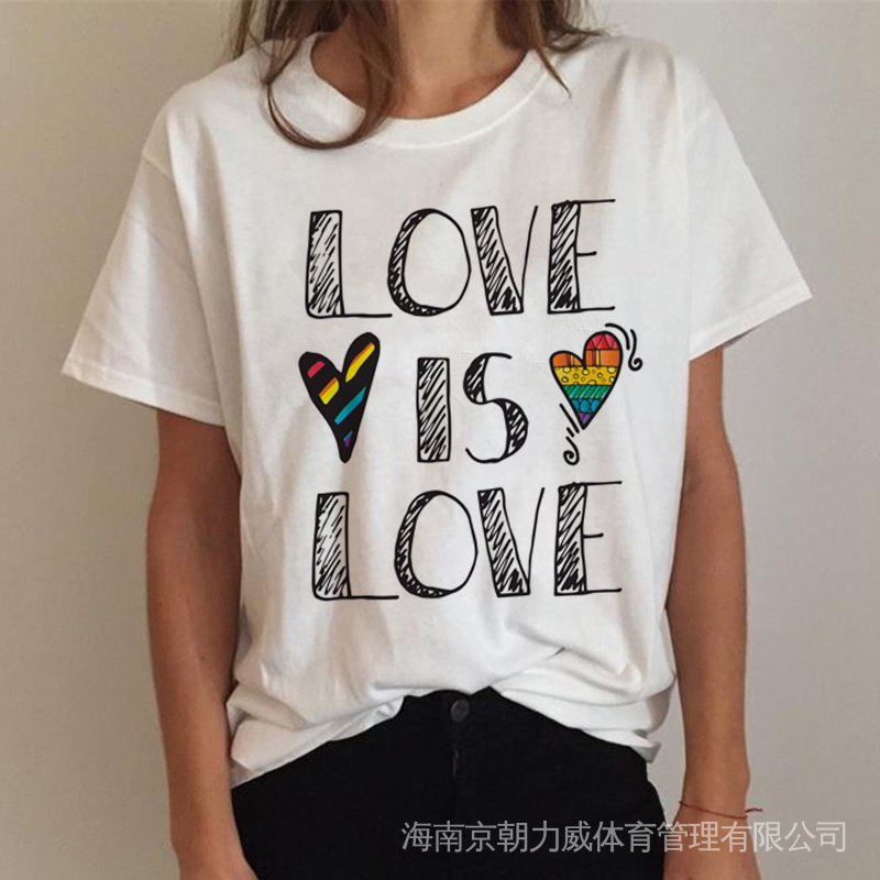 Image of Lgbt Gay Pride Lesbian Rainbow top tees women tumblr japanese graphic tees women clothes couple clothes CDAR #2