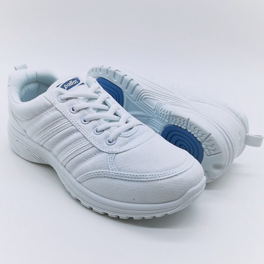 Pallas Jazz N3060170w New Arrivals White Canvas Shoe Kasut Sekolah