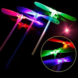 [SG Local] Bamboo Dragonfly Flashing Flying Fairy Toy Children's Day Goodie bag Luminous