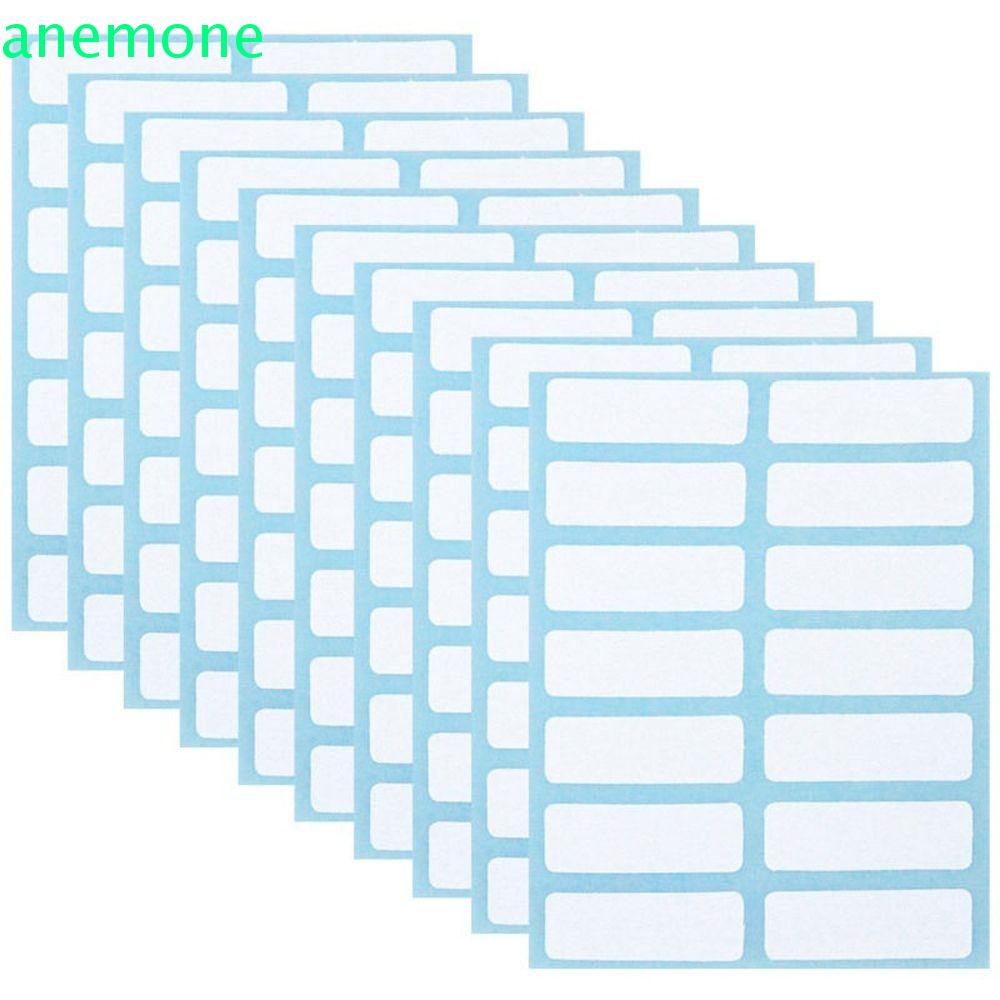12 Sheets Self-adhesive Labels Price Stickers Blank Sticker Tags for School 