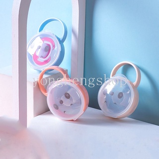Cartoon Baby Soother Pacifier Storage Box Travel Portable Pacifier Dust Cover Case Baby Molar Stick Pacifier Container #2