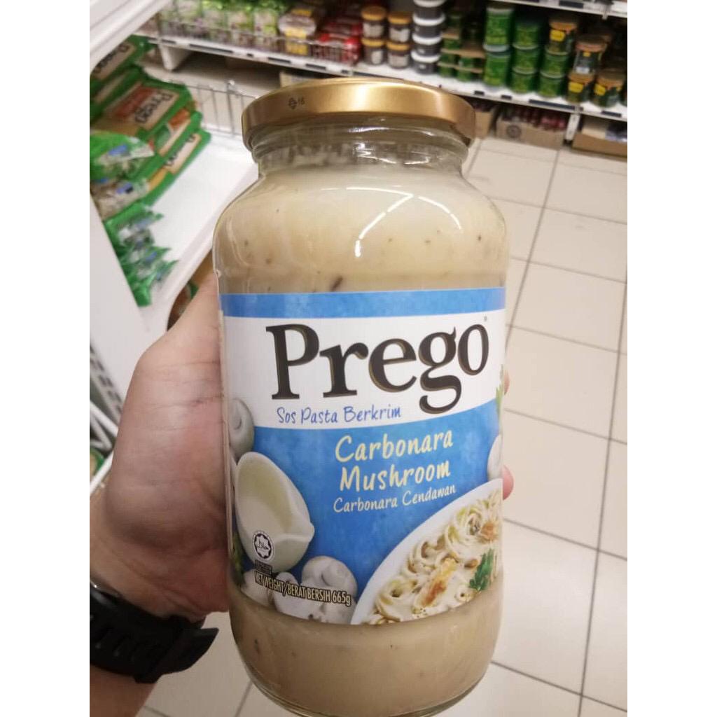 Prego Sos Carbonara Mushroom Cream Paste 350g 665g Shopee Singapore