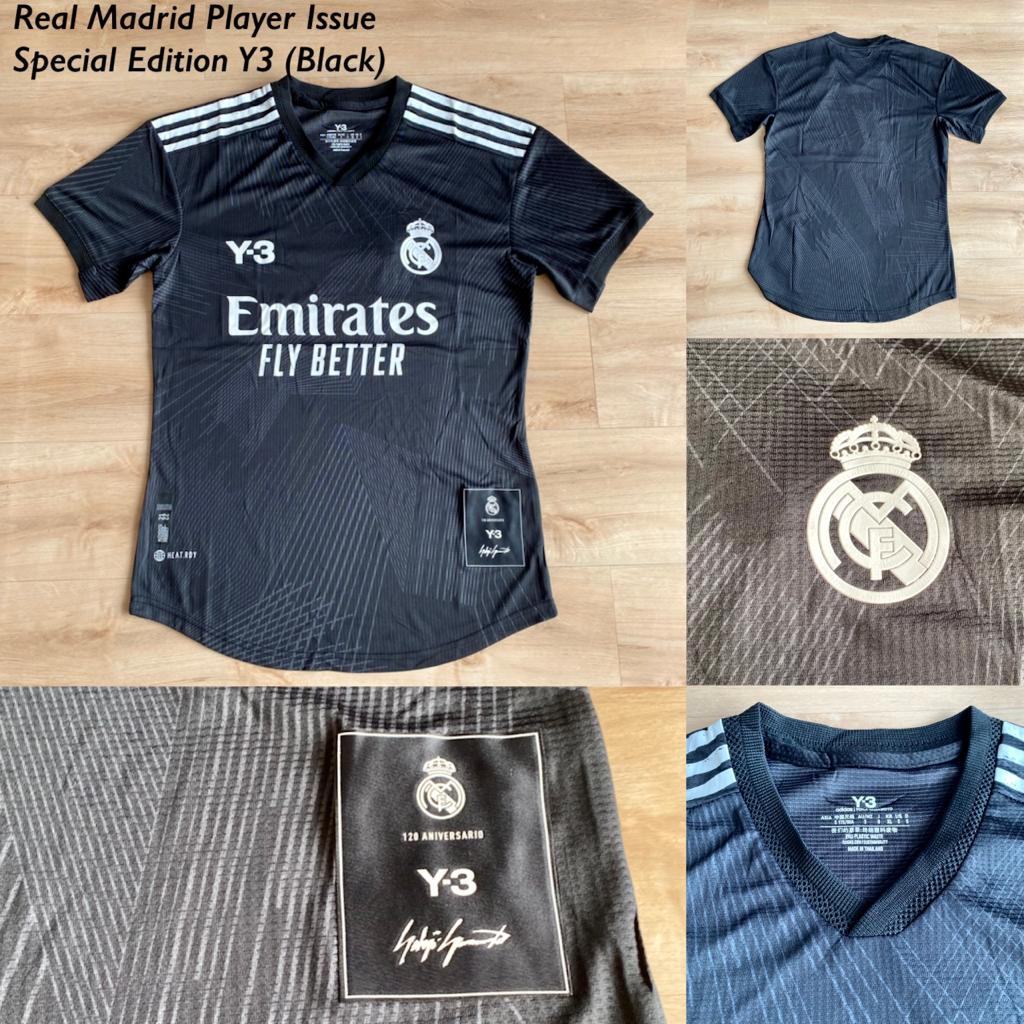 Jersey Football PLAYER ISSUE REAL MADRID ANNIVERSARY 120TH Y-3 2022 ...