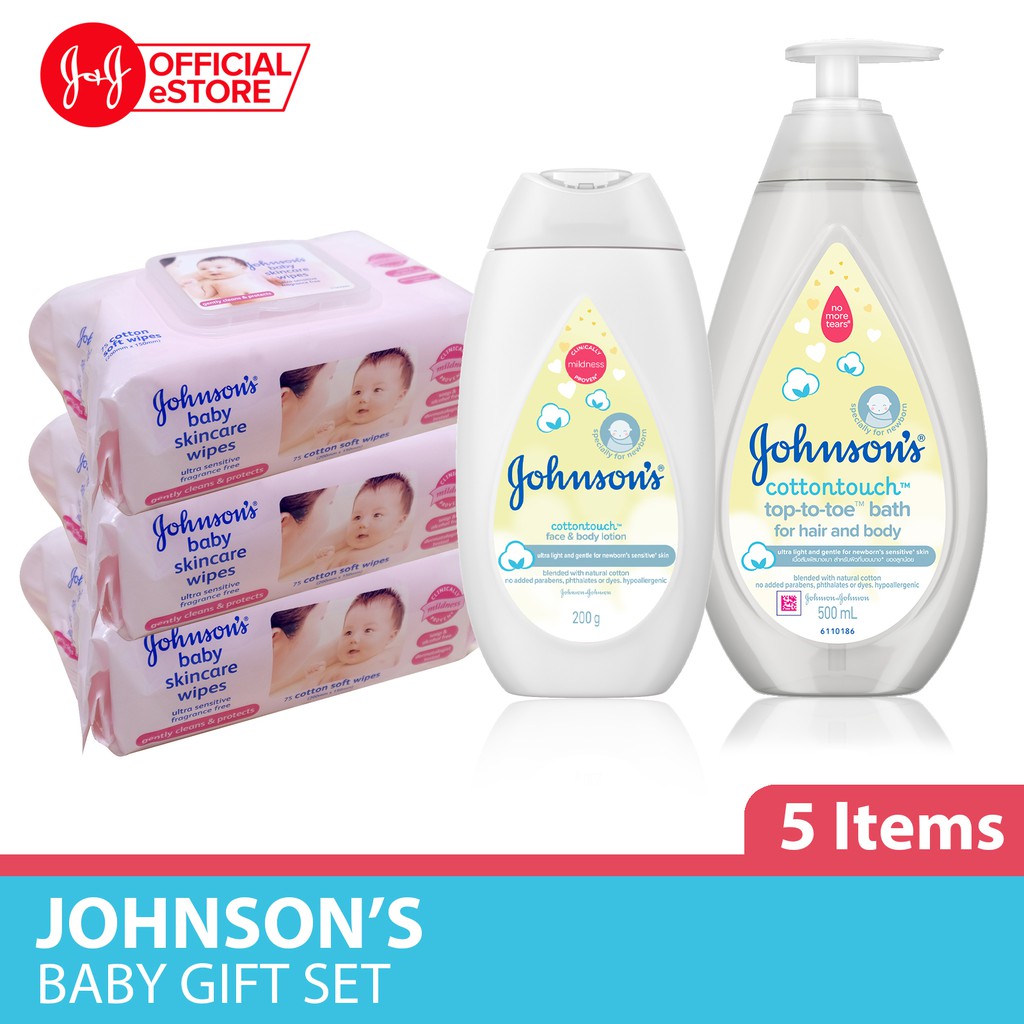 johnson's bath and body gift sets