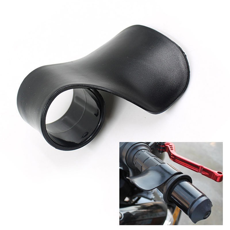 Motorcycle Throttle Assist Clamp Aid Cruise Control Handlebar Universal  Black