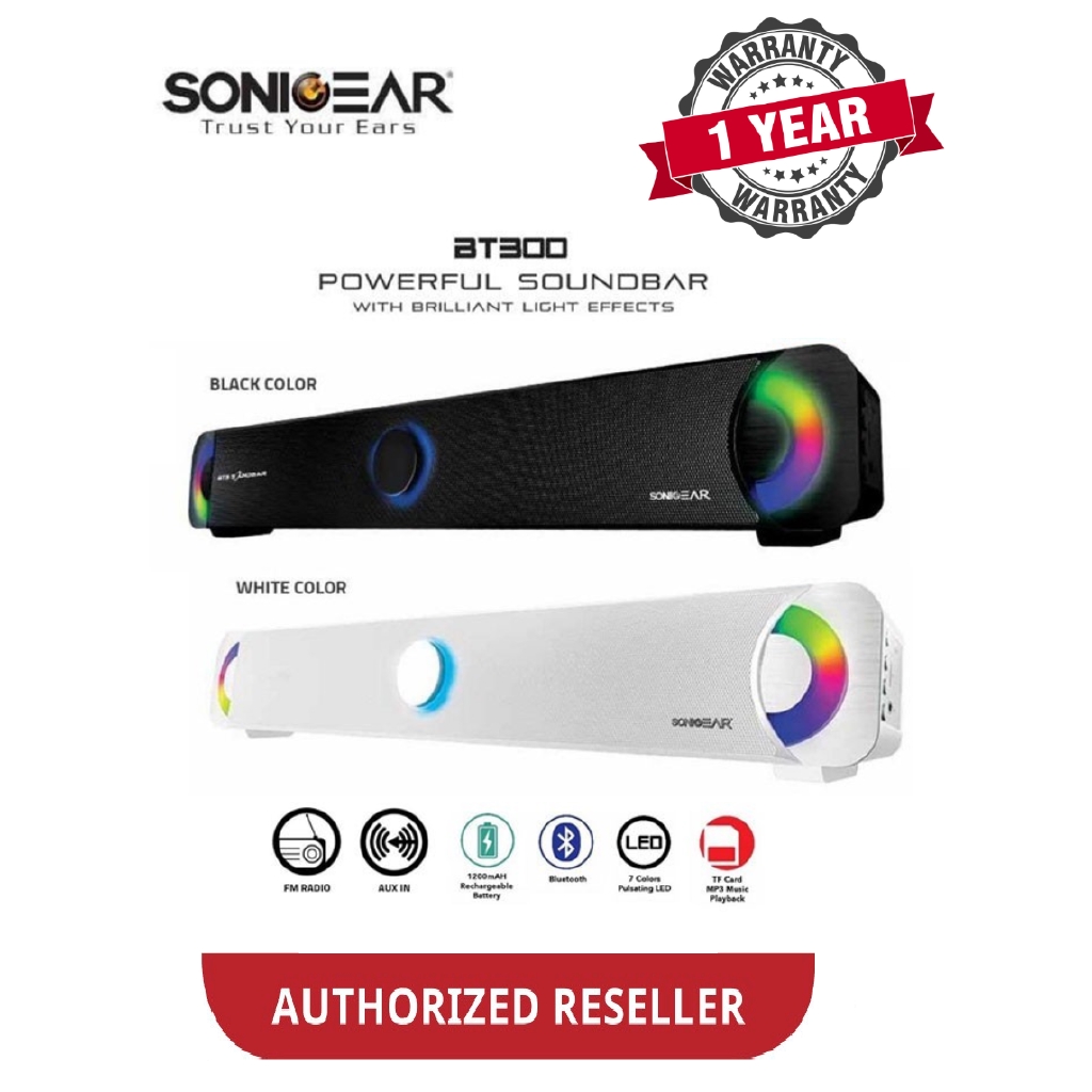 sonicgear bt300 soundbar