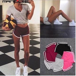 Image of Women's Shorts Summer Casual Running Shorts Sports Gym Workout Yoga Pants