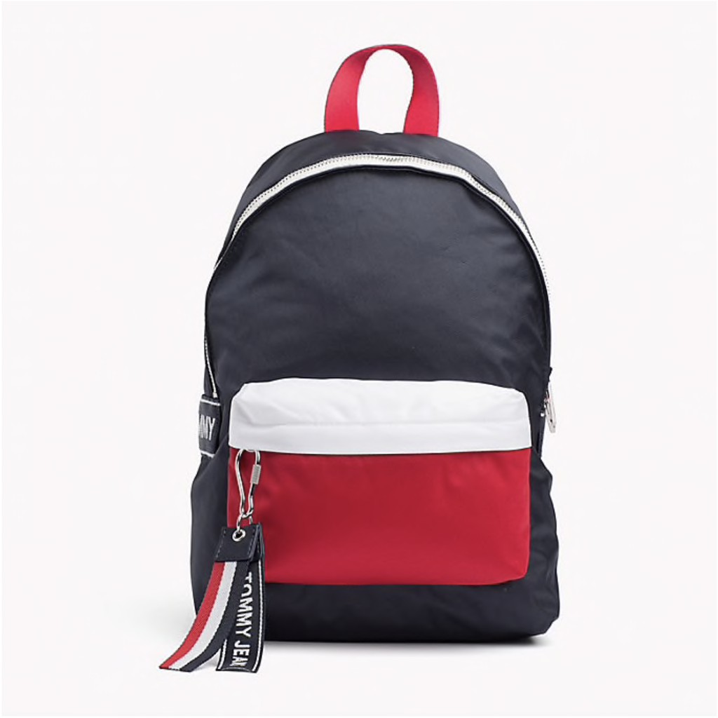 tommy hilfiger logo backpack