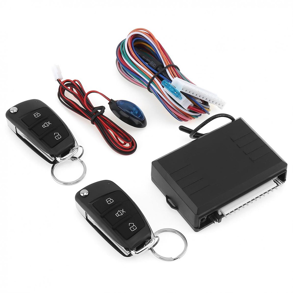 12V Car Alarm System Vehicle Keyless Entry System with