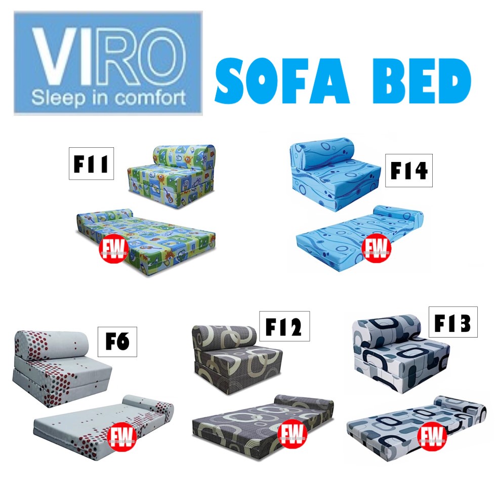 VIRO SOFA BED ( Single / Super Single / Queen Size ) Shopee Singapore